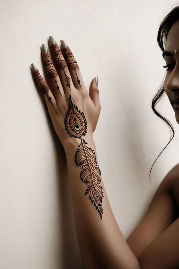 new-stylish-back-hand-mehndi-design-simple