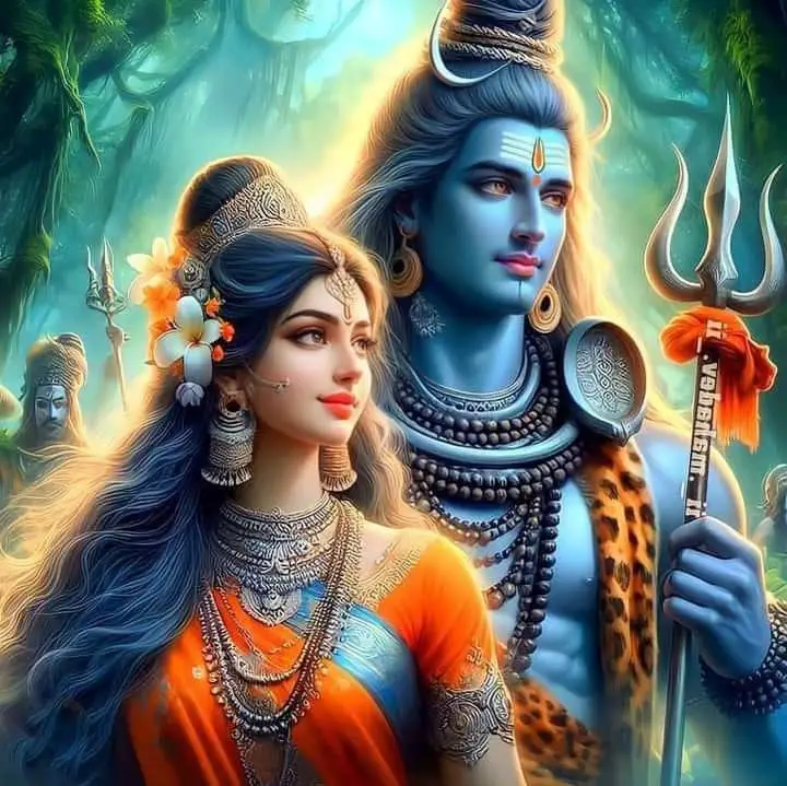 shiv-parvati-anime-dp