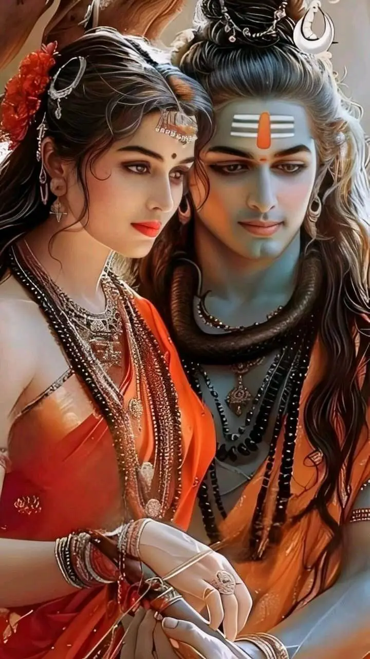shiv-parvati-black-and-white-images
