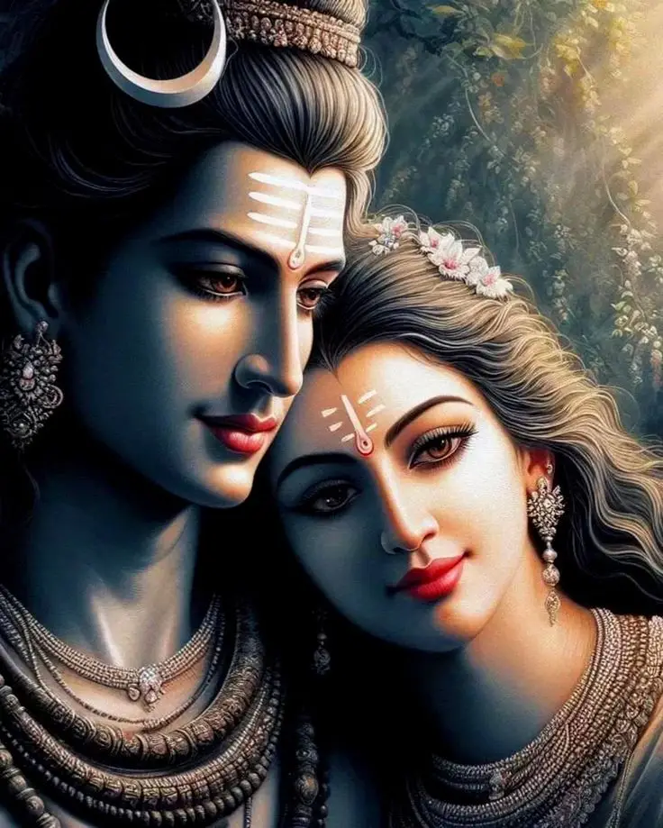 shiv-parvati-cute-cartoon-dp