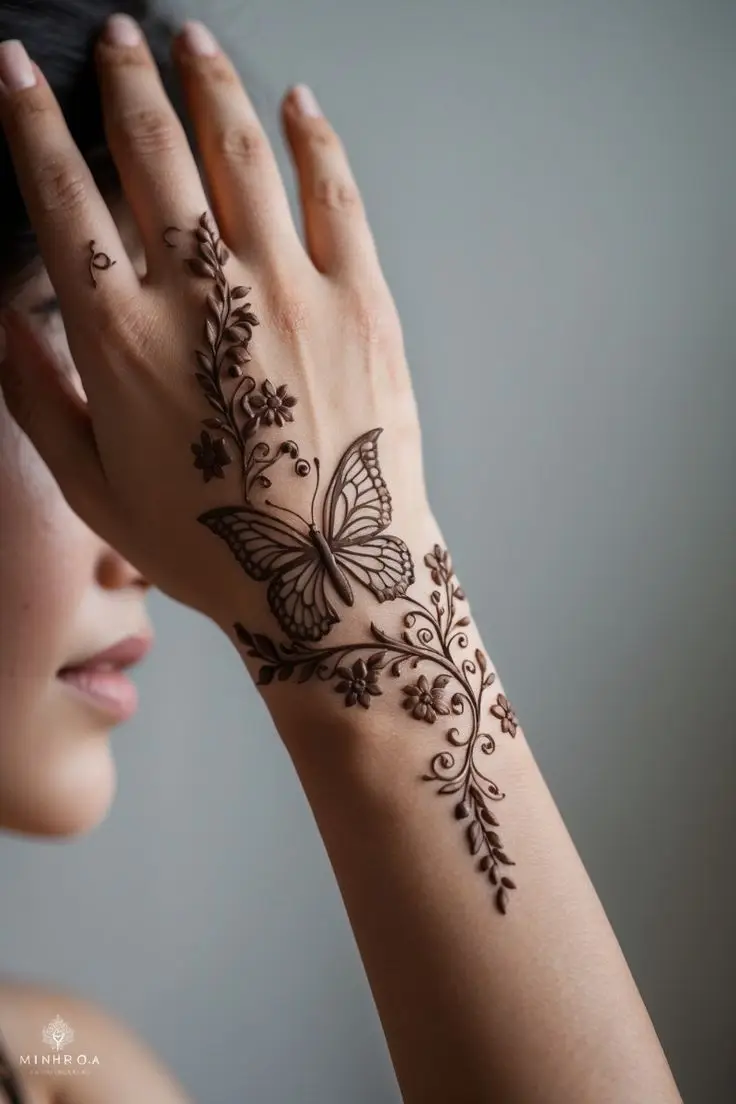 stylish-back-hand-mehndi-designs-arabic-for-girl